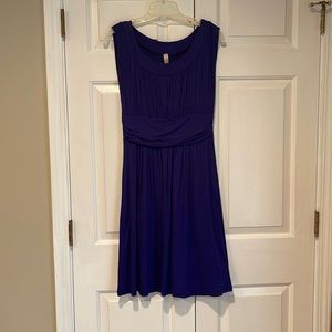 Gilli, size large (12/14), Jersey/ruched purple dress